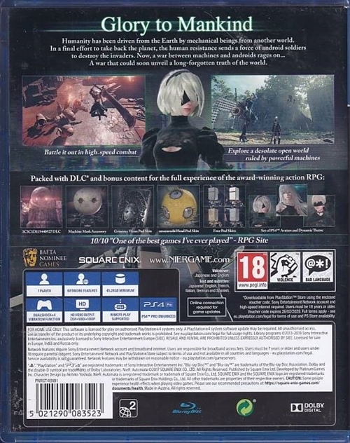 Nier - Automata - Game of the YoRHa Edition - PS4 (A-Grade) (Genbrug)